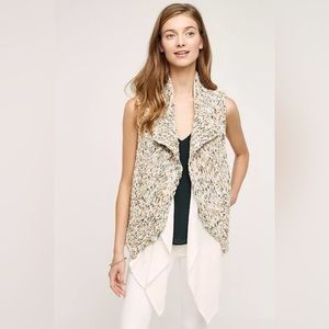 ANTHROPOLOGIE Knitted & Knotted Caprea Marbled Vest